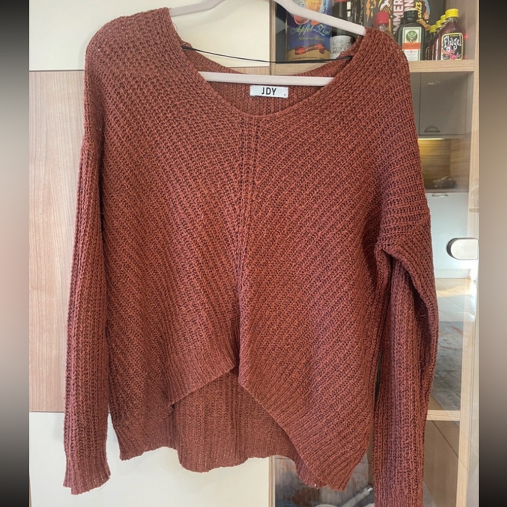 JDY Dark Orange Autumn Sweater!